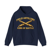 Load image into Gallery viewer, Hoodie – Field Artillery - King of Battle - 3D - Enhanced