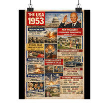 Load image into Gallery viewer, Matte Poster -THE USA - 1953