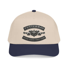 Load image into Gallery viewer, Mid Profile Baseball Cap - USCG - Cutterman - Enlisted w txt - 3D - Enhanced