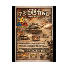 Load image into Gallery viewer, Matte Poster - Battle of 73 Easting - 3rd Armored Division