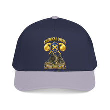 Load image into Gallery viewer, Mid Profile Baseball Cap - Army - Chemical Corps w Scene - 3D - Enhanced