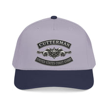 Load image into Gallery viewer, Mid Profile Baseball Cap - USCG - Cutterman - Enlisted w txt - 3D - Enhanced