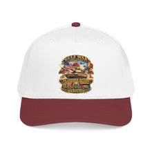 Load image into Gallery viewer, Mid Profile Baseball Cap - Army - Desert Storm - 2nd Armored Div - Combat Vereran Veteran w GULF SVC - 3D - Enhanced