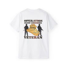 Load image into Gallery viewer, Unisex Ultra Cotton Tee - Operation Iraqi Freedom veteran
