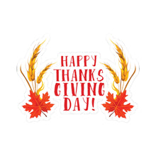 Load image into Gallery viewer, Kiss-Cut Stickers - Happy Thanksgiving Day