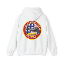 Load image into Gallery viewer, Unisex Heavy Blend™ Hooded Sweatshirt - Usaf - B2 - Spirit - Stealth Bomber Wo Txt