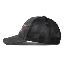 Load image into Gallery viewer, Embroidered Mesh Sports Camo Caps - Lieutenant Colonel - Retired