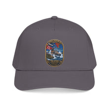 Load image into Gallery viewer, Mid Profile Baseball Cap - USS Pueblo Attack-Defense Commemorative Patch