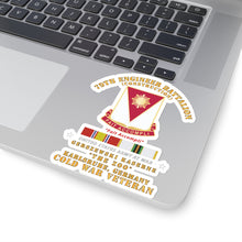Load image into Gallery viewer, Kiss-Cut Stickers - Army - 79th Engineer Bn - Gerszewski, Karlsruhe, GE w COLD SVC X 300