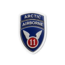 Load image into Gallery viewer, Die-Cut Magnet - 11th Airborne Division w Arctic Tab wo txt - 3D - Enhanced