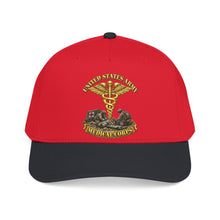 Load image into Gallery viewer, Mid Profile Baseball Cap - Army - Medical Corps - US Army w Scene - 3D - Enhanced