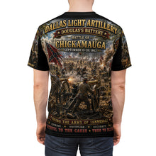 Load image into Gallery viewer, Dallas Light Artillery - Battle of Chickamauga Tribute Tee - Douglas's Battery - September 19-20, 1863