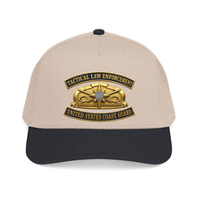 Load image into Gallery viewer, Mid Profile Baseball Cap - USCG - Tactical Law Enforcement w txt - 3D - Enhanced