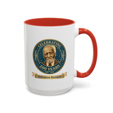 Load image into Gallery viewer, Accent Coffee Mug — "Celebrating 200 Years" Solomon Koonce Portrait (11/15 oz)