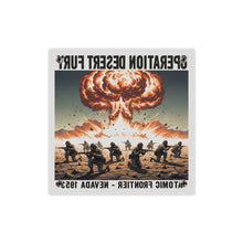 Load image into Gallery viewer, Acrylic Wall Art Panel - Atomic Testing in Nevada Desert Operation Fury