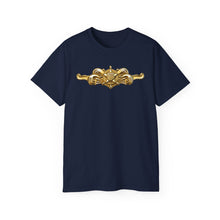 Load image into Gallery viewer, Unisex Ultra Cotton Tee - USCG - Cutterman - Officer wo txt - 3D - Enhanced