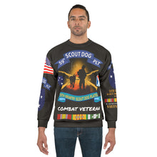 Load image into Gallery viewer, Army Vietnam Veteran Unisex Sweatshirt - 59th Infantry Scout Dog Platoon