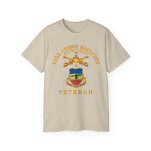 Load image into Gallery viewer, Unisex Ultra Cotton Tee - 4th Battalion 73rd Armor Regiment - Veteran W DUI wo At War - Br X 300
