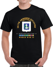 Load image into Gallery viewer, 367th Armored Infantry Battalion - Dui W Eur Svc X 300 Classic T Shirt, Crewneck Sweatshirt, Hoodie, Long Sleeve