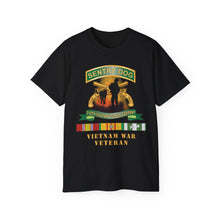 Load image into Gallery viewer, Unisex Ultra Cotton Tee - Army - Sentry Dog - 212th Military Police Company - Dog Fire w Br - Ribbon Vietnam War Veteran w VN SVC X 300