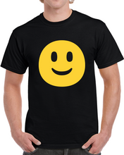 Load image into Gallery viewer, Emoji 1 - Happy Face W Transparent Eyes And Mouth X 300 Classic T Shirt, Crewneck Sweatshirt, Hoodie, Long Sleeve