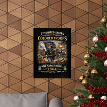 Load image into Gallery viewer, Matte Poster - Honoring the 5th USCT at New Market Heights- Poster