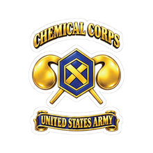 Load image into Gallery viewer, Kiss-Cut Stickers - Army - Chemical Corps - 3D - Enhanced