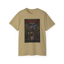 Load image into Gallery viewer, Checkpoint Charlie Tribute Tee — 'World War III Starts' Berlin Brigade (4th Battalion, 18th Infantry)