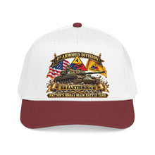 Load image into Gallery viewer, Mid Profile Baseball Cap - 4th Armored Division - PATTON'S M60A1 Main Battle Tank - Breakthrough Division