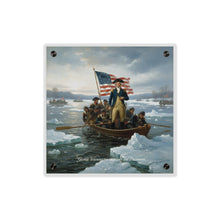Load image into Gallery viewer, Acrylic Wall Art Panel - Washington Crossing the Delaware duing the Revolutionary War