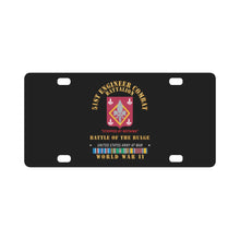 Load image into Gallery viewer, 51st Engineer Combat Battalion - Stopped by Nothing - Bulge - EUR SVC X 300 Classic License Plate