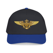 Load image into Gallery viewer, Mid Profile Baseball Cap - USCG - Aviator Badge wo txt - 3D - Enhanced