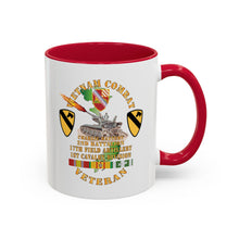 Load image into Gallery viewer, Colorful Mug (11oz/15oz) - Army - Charlie Battery.2nd Battalion,17th Field Artillery - w 1st Cavalry Div - M110 8in SP - Vietnam Vet w VN SVC X 300