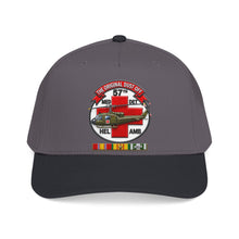Load image into Gallery viewer, Mid Profile Baseball Cap - Army - 57th Medical Co - Original Dustoff - Vietnam w VN SVC - 3D - Enhanced