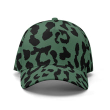 Load image into Gallery viewer, All-over Print Baseball Cap - Leopard Camouflage - Green-Black