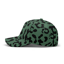 Load image into Gallery viewer, All-over Print Baseball Cap - Leopard Camouflage - Green-Black