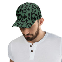 Load image into Gallery viewer, All-over Print Baseball Cap - Leopard Camouflage - Green-Black