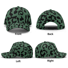 Load image into Gallery viewer, All-over Print Baseball Cap - Leopard Camouflage - Green-Black