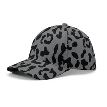 Load image into Gallery viewer, All-over Print Baseball Cap - Leopard Camouflage - Battleship Color