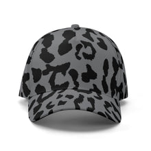 Load image into Gallery viewer, All-over Print Baseball Cap - Leopard Camouflage - Battleship Color