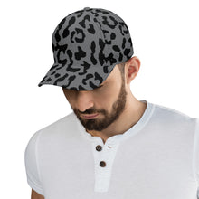 Load image into Gallery viewer, All-over Print Baseball Cap - Leopard Camouflage - Battleship Color