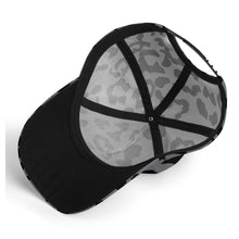 Load image into Gallery viewer, All-over Print Baseball Cap - Leopard Camouflage - Battleship Color