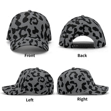 Load image into Gallery viewer, All-over Print Baseball Cap - Leopard Camouflage - Battleship Color