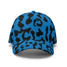 Load image into Gallery viewer, All-over Print Baseball Cap - Leopard Camouflage - Blue-Black