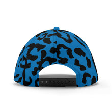 Load image into Gallery viewer, All-over Print Baseball Cap - Leopard Camouflage - Blue-Black
