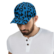 Load image into Gallery viewer, All-over Print Baseball Cap - Leopard Camouflage - Blue-Black