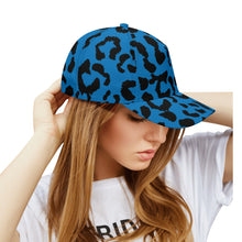 Load image into Gallery viewer, All-over Print Baseball Cap - Leopard Camouflage - Blue-Black