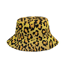Load image into Gallery viewer, All Over Print Bucket Hats with Adjustable String - Leopard Camouflage