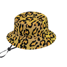 Load image into Gallery viewer, All Over Print Bucket Hats with Adjustable String - Leopard Camouflage
