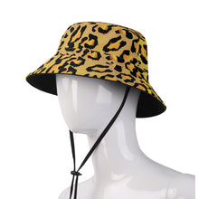 Load image into Gallery viewer, All Over Print Bucket Hats with Adjustable String - Leopard Camouflage
